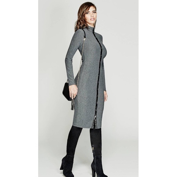 NWT Marciano Aralyn Ribbed Dress Size M - Picture 1 of 8